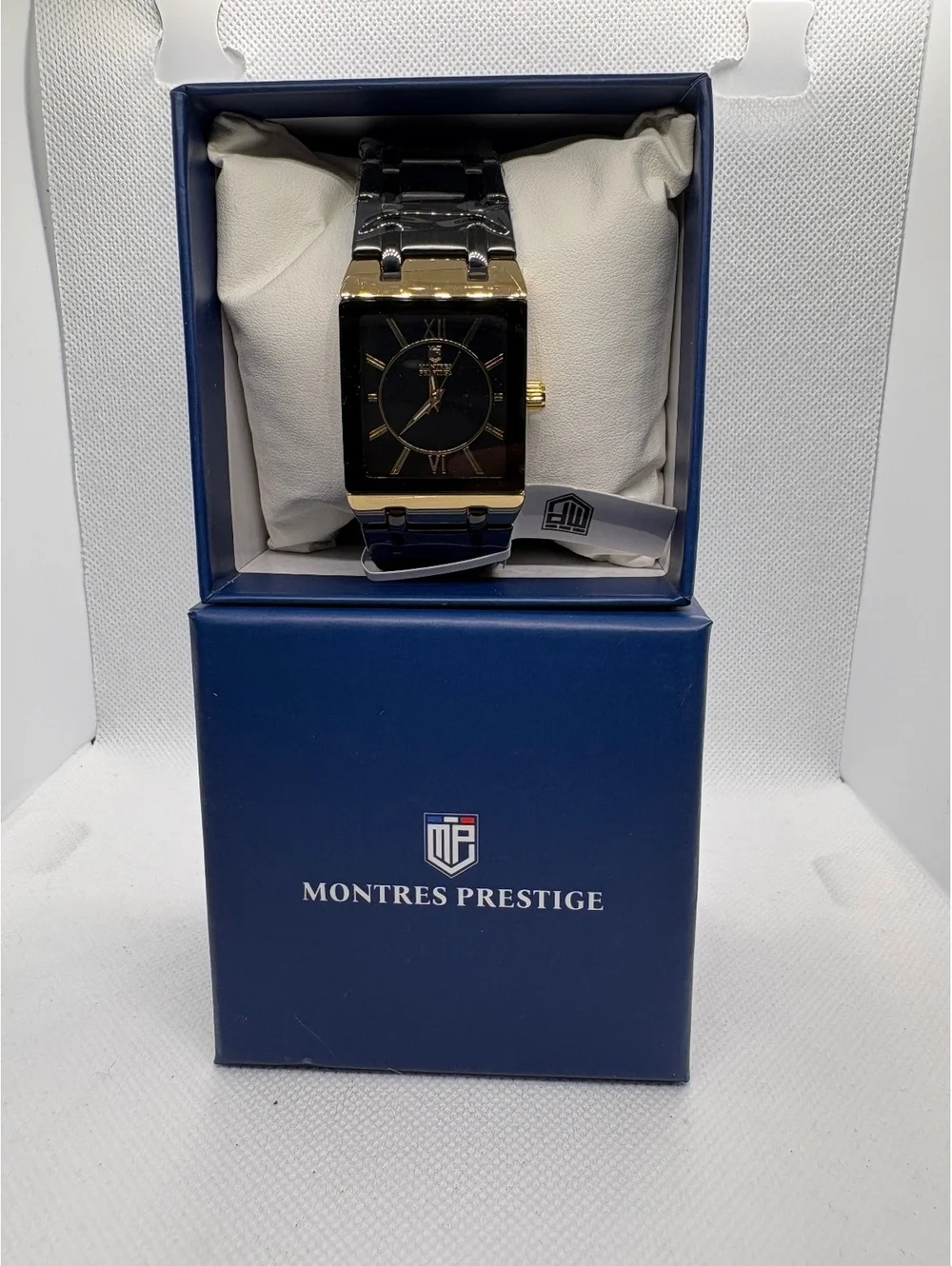 Montres Prestige Men's Black and Gold  MPW-0253